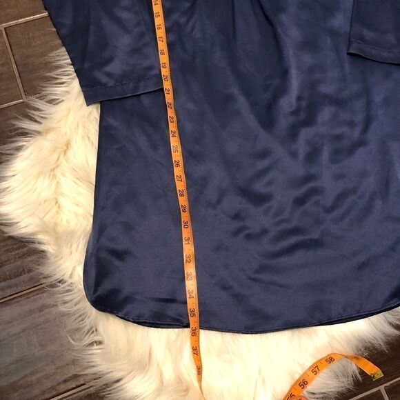 Carole Hochman navy blue night gown sz small - Picture 7 of 7